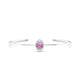 Romance | Round Pink Sapphire Bangle