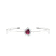 Romance | Round Rhodolite Bangle