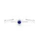 Romance | Round Sapphire Bangle