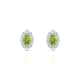 Romance | Oval Peridot Earrings