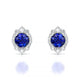 Romance | Boucles d'oreilles Saphir Rond
