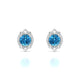 Romance | Boucles d'oreilles Topaze Ronde