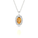 Romance | Oval Citrine Pendant