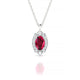 Romance | Oval Ruby Pendant