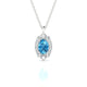 Romance | Oval Topaz Pendant