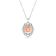 Romance | Pendentif Morganite Ronde
