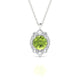 Romance | Round Peridot Pendant