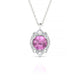 Romance | Pendentif Saphir Rose Rond