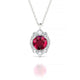 Romance | Round Ruby Pendant