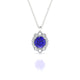 Romance | Round Tanzanite Pendant