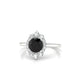 Romance | Bague Diamant Noir Rond
