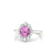 Romance | Round Pink Sapphire Ring