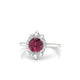 Romance | Round Rhodolite Ring