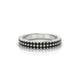 Seraph | Bague Diamant Noir & Diamant Rond