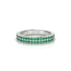 Seraph | Round Emerald & Diamond Ring