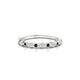 Serenity | Bague Diamant Noir Rond