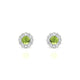 Solace | Boucles d'oreilles Péridot Rond