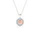 Solace | Pendentif Morganite Ronde