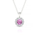 Solace | Pendentif Saphir Rose Rond
