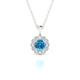 Solace | Round Topaz Pendant