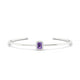 Solar | Emerald Amethyst Bangle