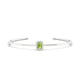 Solar | Emerald Peridot Bangle