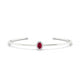 Solar | Oval Ruby Bangle