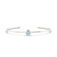 Solar | Pear Aquamarine Bangle