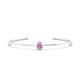 Solar | Pear Pink Sapphire Bangle