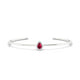 Solar | Pear Ruby Bangle