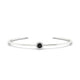 Solar | Round Black Diamond Bangle