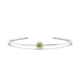 Solar | Round Peridot Bangle