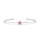 Solar | Round Pink Sapphire Bangle