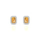 Solar | Boucles d'oreilles Citrine Émeraude