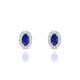 Solar | Oval Sapphire Earrings