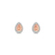 Solar | Pear Morganite Earrings