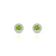 Solar | Boucles d'oreilles Péridot Rond
