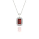 Solar | Emerald Garnet Pendant