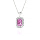 Solar | Pendentif Saphir Rose Émeraude