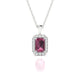 Solar | Emerald Rhodolite Pendant