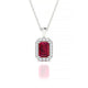 Solar | Emerald Ruby Pendant