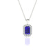 Solar | Emerald Tanzanite Pendant