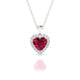 Solar | Heart Ruby Pendant
