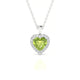 Solar | Pendentif Péridot Cœur