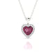 Solar | Heart Rhodolite Pendant