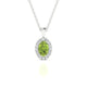 Solar | Oval Peridot Pendant