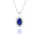 Solar | Pendentif Saphir Ovale