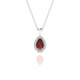 Solar | Pear Garnet Pendant