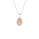 Solar | Pear Morganite Pendant
