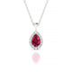 Solar | Pear Ruby Pendant